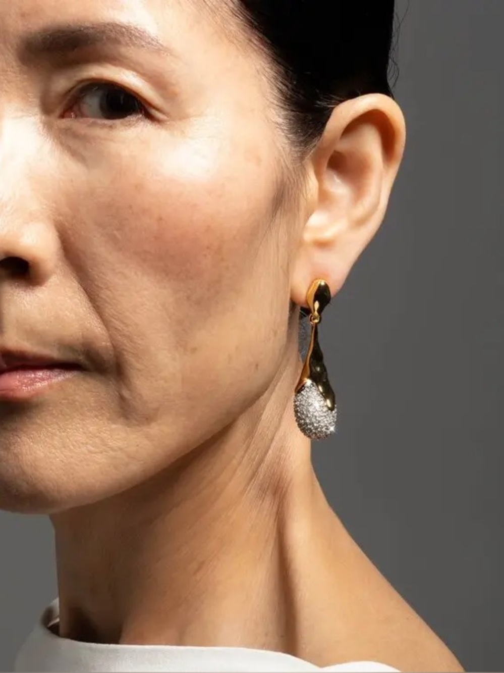 ALEXIS BITTAR Solanales Crystal-Teardrop Earrings (MSRP $295) - Picture 4 of 5